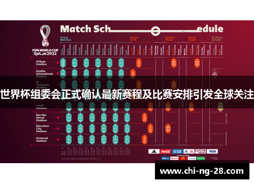 世界杯组委会正式确认最新赛程及比赛安排引发全球关注
